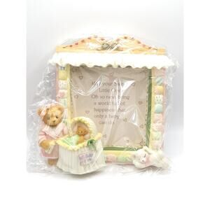 NIOB Vtg Cherished Teddies Baby and Me Photo Frame Figurine 203882, 1996 r